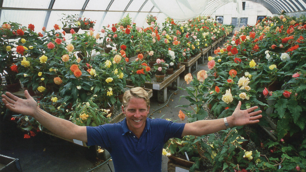 Eliot Wadsworth II in the Begonia House